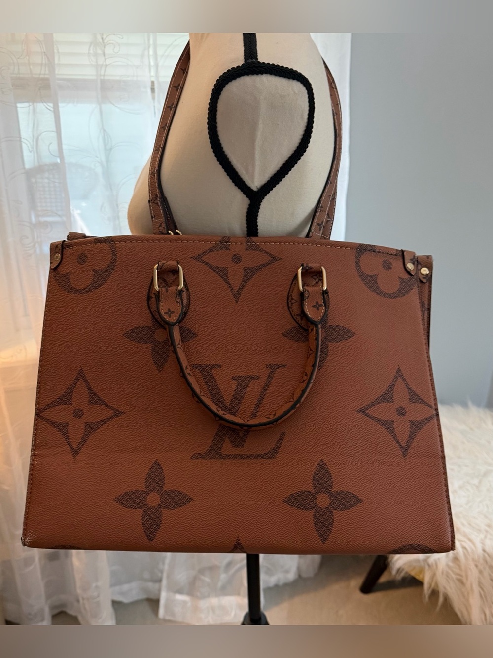Look a like Brown Monogram Extra Large Tote